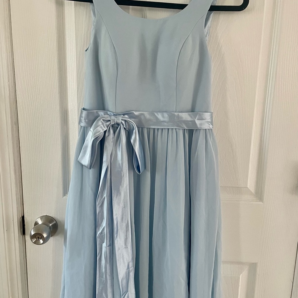 Azazie Formal Dress in Light Blue with Elegant Design